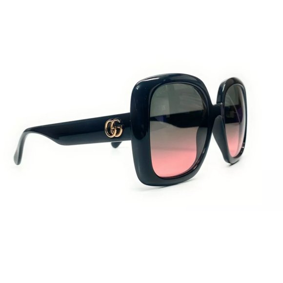 Gucci Women\'s Black Tri-Color Gradient Sunglasses!